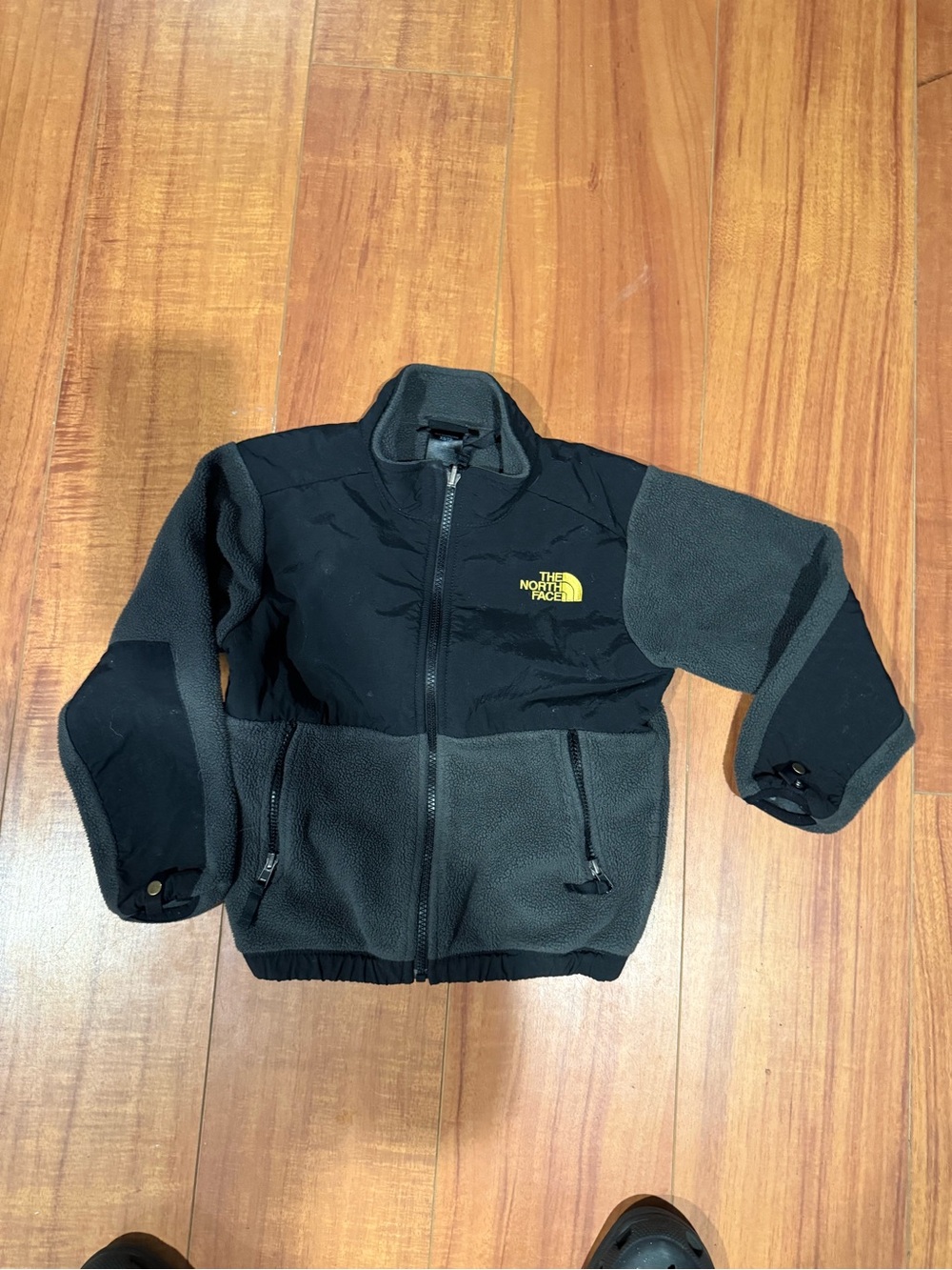 The North Face Boys Black & Charcoal Fleece Performance Jacket